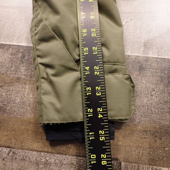 Burton Aztec Print Insulated Snowboard Jacket Women’s XS Olive Green Beige Hood - Picture 6 of 16